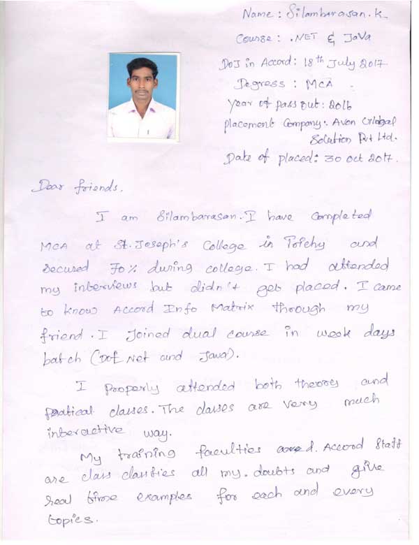 Dot Student Testimonial