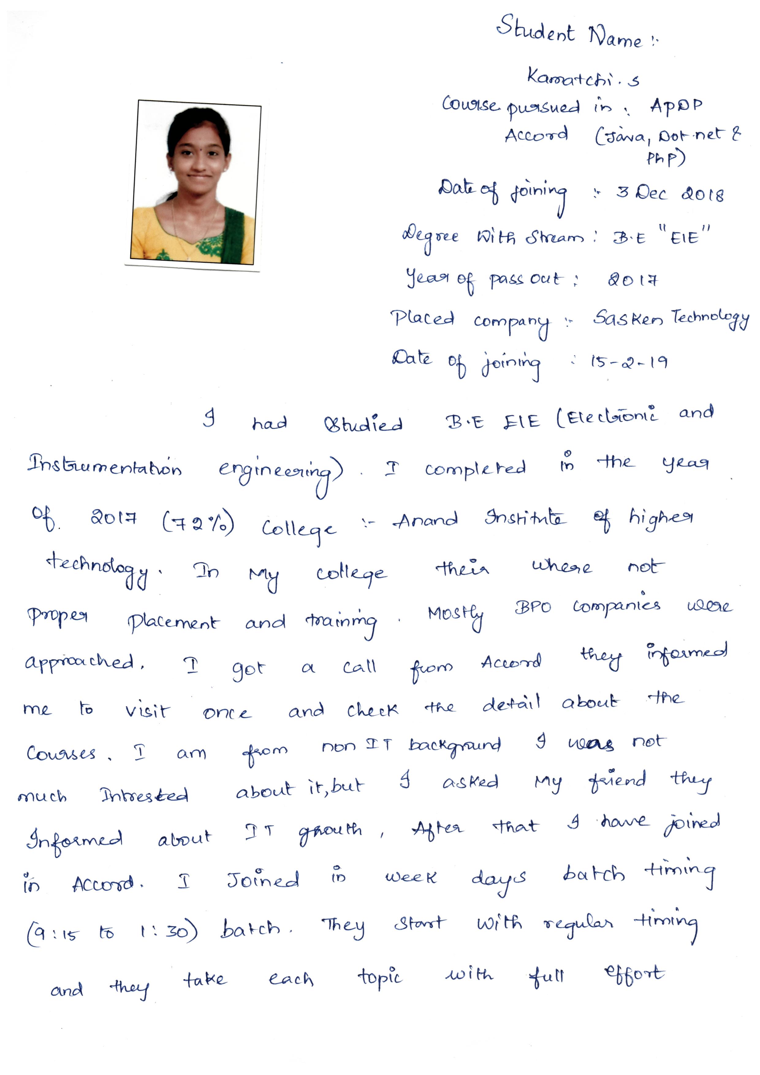 CCNA Student Testimonial