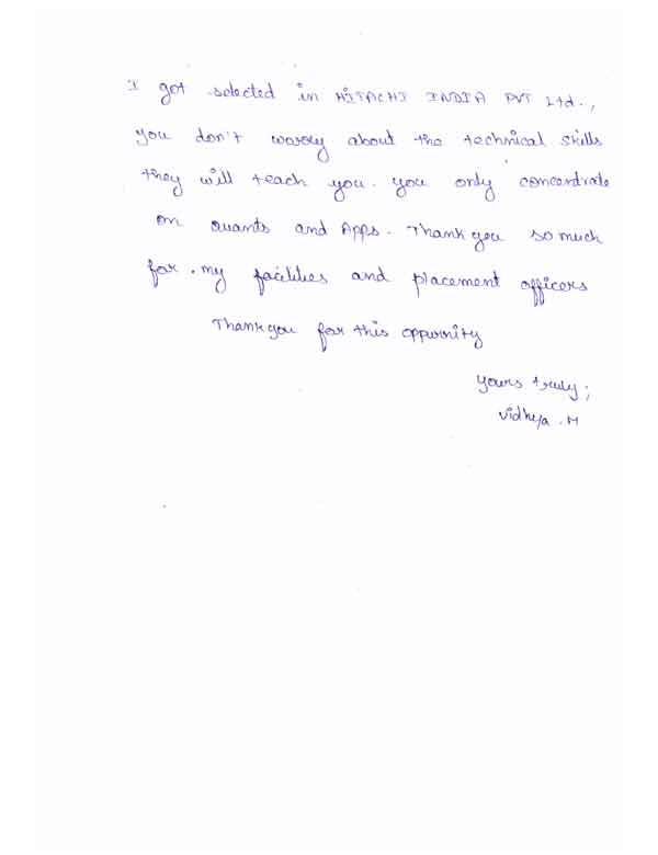 PHP Student Testimonial